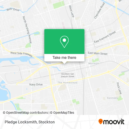 Pledge Locksmith map