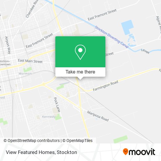 View Featured Homes map