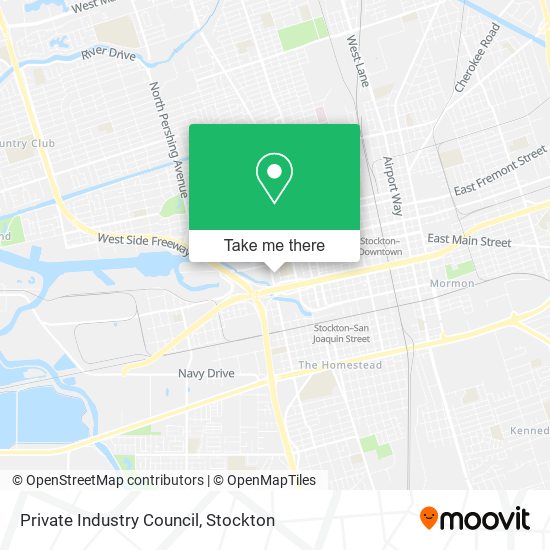 Private Industry Council map
