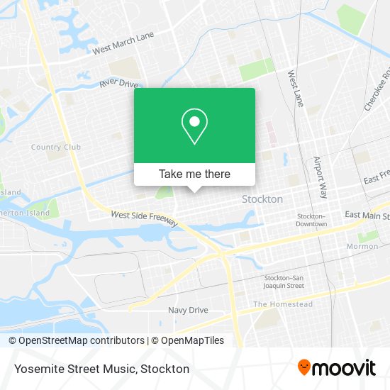 Yosemite Street Music map
