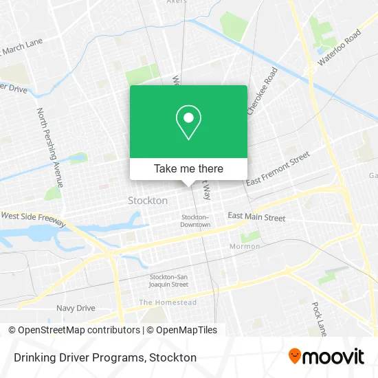 Mapa de Drinking Driver Programs