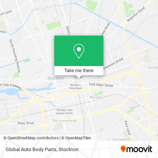 Mapa de Global Auto Body Parts