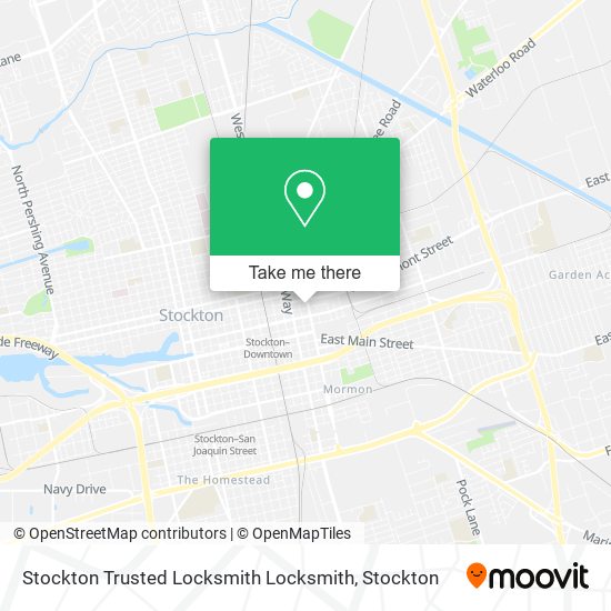 Mapa de Stockton Trusted Locksmith Locksmith