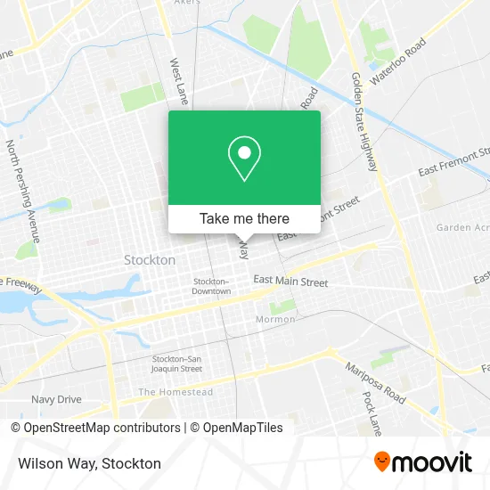 Wilson Way map