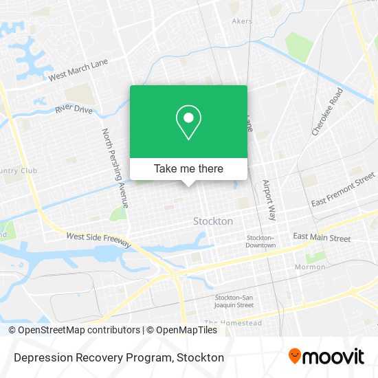 Depression Recovery Program map