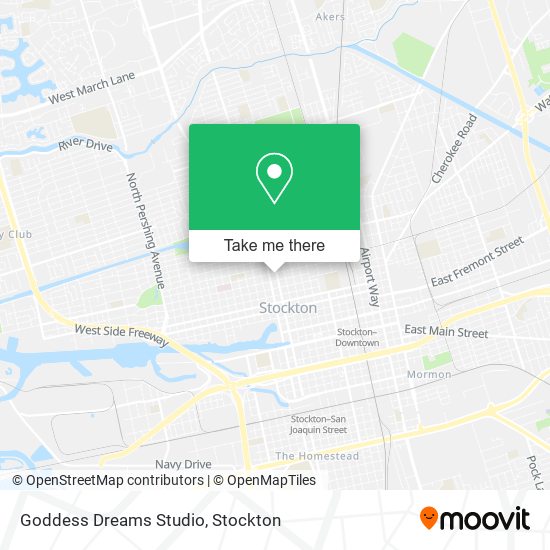 Mapa de Goddess Dreams Studio