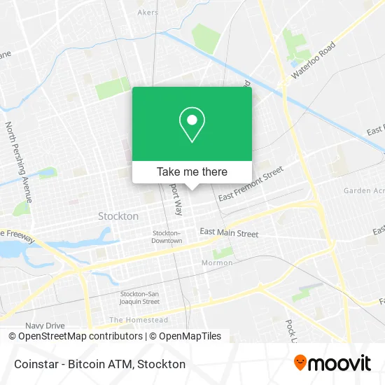 Mapa de Coinstar - Bitcoin ATM