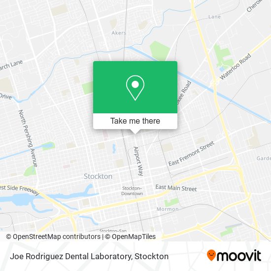 Joe Rodriguez Dental Laboratory map