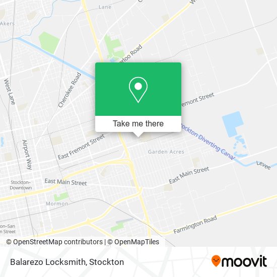 Mapa de Balarezo Locksmith