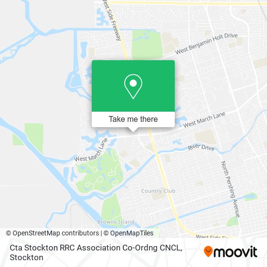 Cta Stockton RRC Association Co-Ordng CNCL map