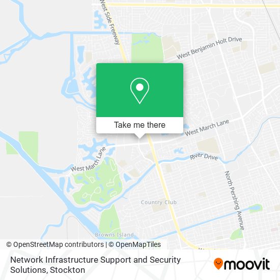 Network Infrastructure Support and Security Solutions map