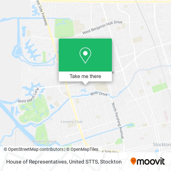 House of Representatives, United STTS map