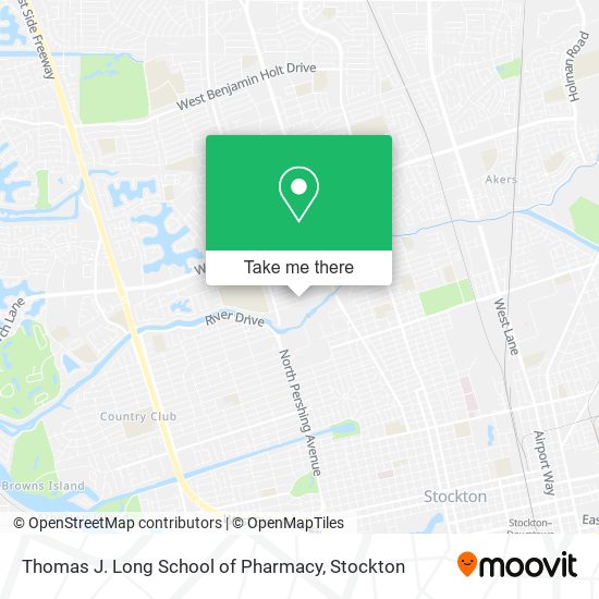 Thomas J. Long School of Pharmacy map