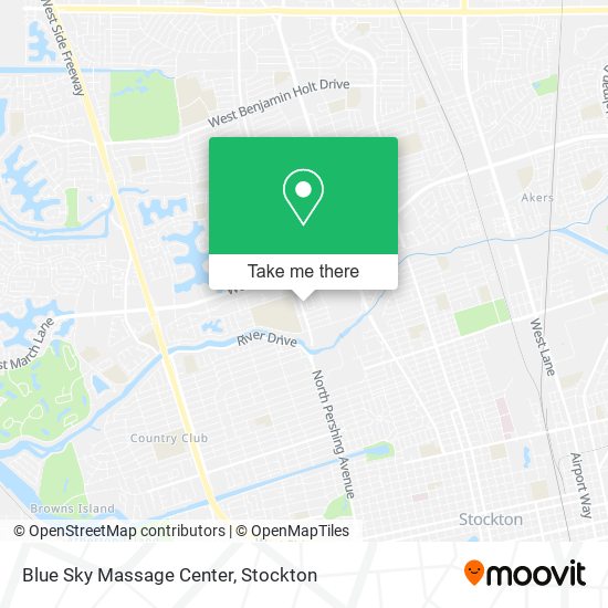 Mapa de Blue Sky Massage Center