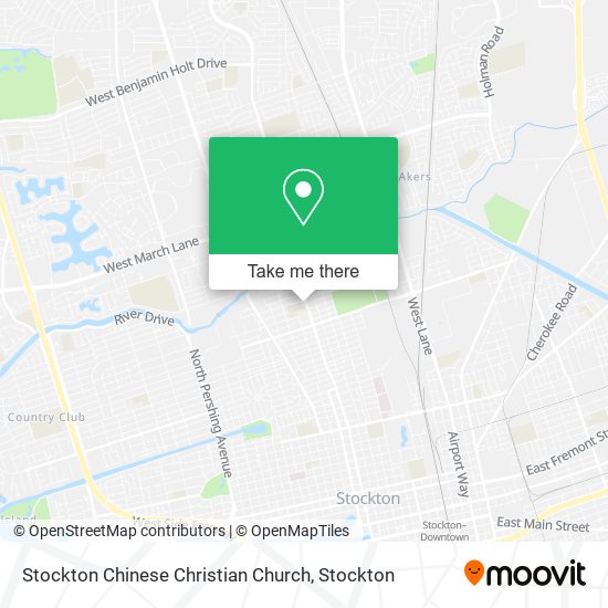 Mapa de Stockton Chinese Christian Church