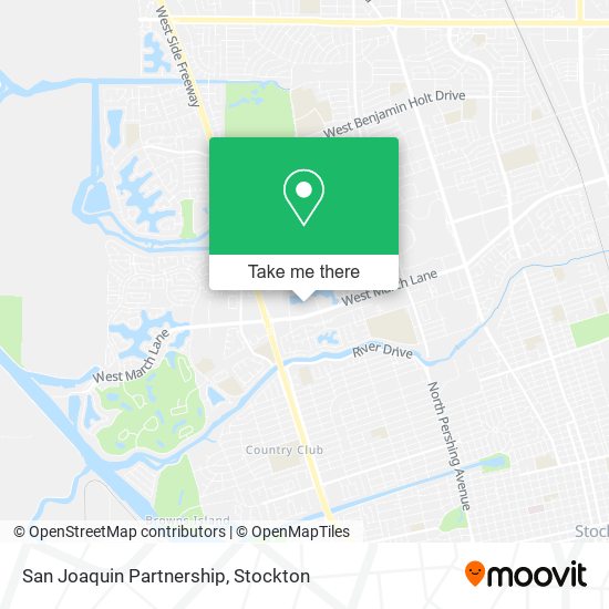San Joaquin Partnership map