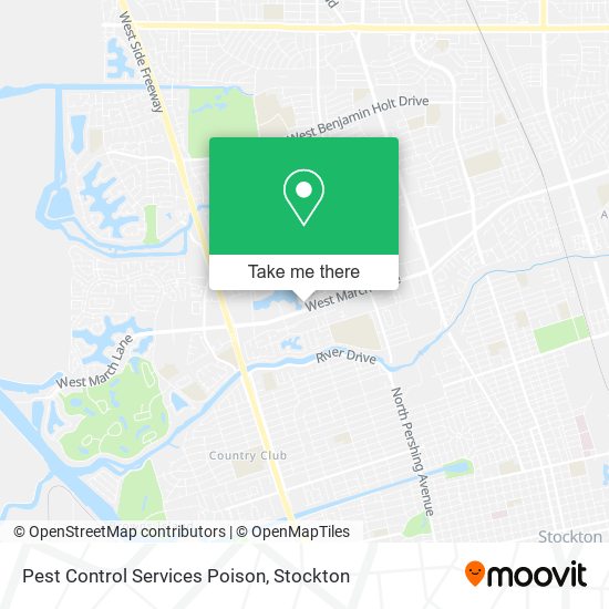 Mapa de Pest Control Services Poison