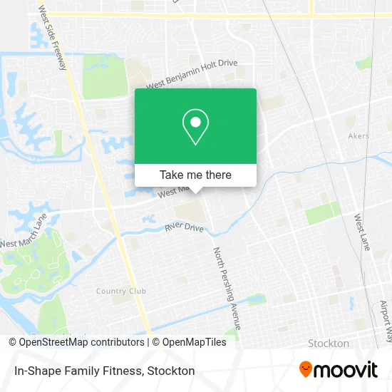 In-Shape Family Fitness map