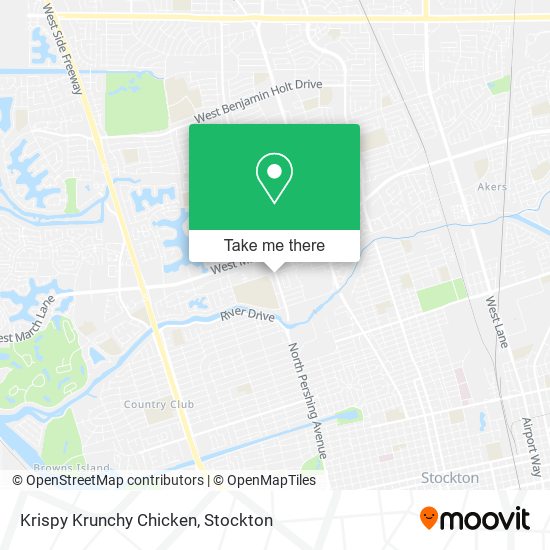 Krispy Krunchy Chicken map