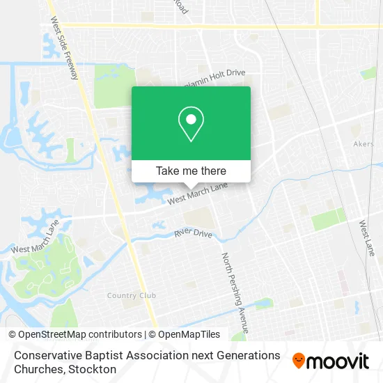 Conservative Baptist Association next Generations Churches map