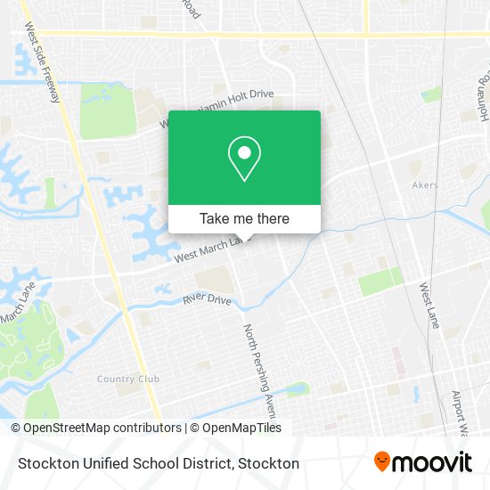 Mapa de Stockton Unified School District