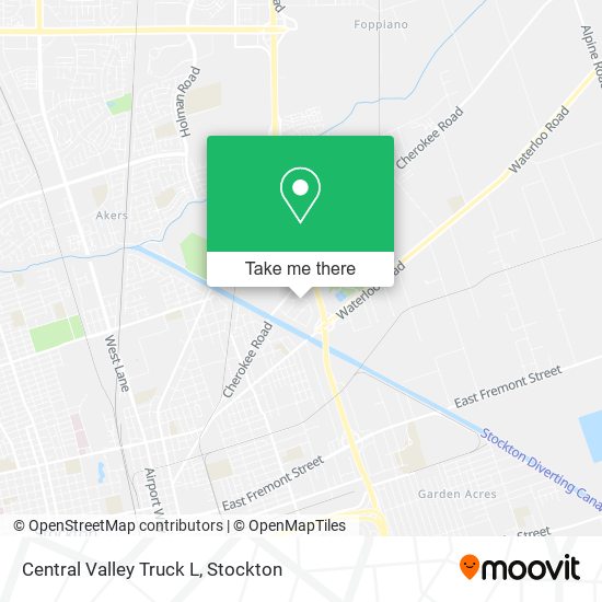 Central Valley Truck L map