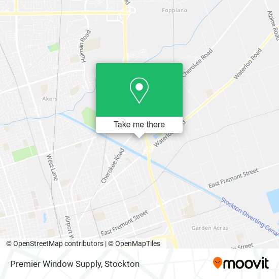 Premier Window Supply map