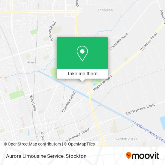 Mapa de Aurora Limousine Service