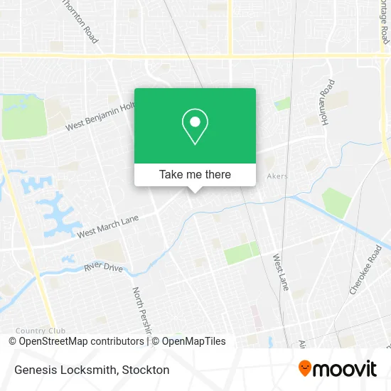 Genesis Locksmith map