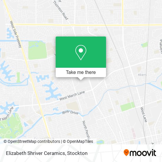 Elizabeth Shriver Ceramics map