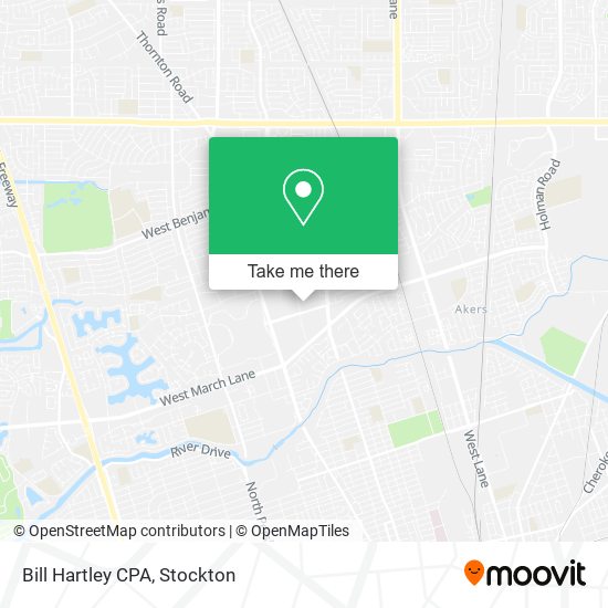 Mapa de Bill Hartley CPA