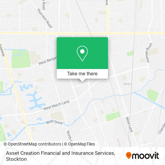 Mapa de Asset Creation Financial and Insurance Services