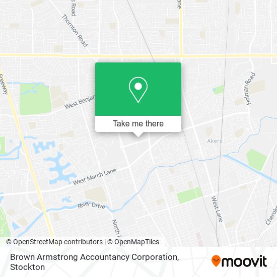 Mapa de Brown Armstrong Accountancy Corporation
