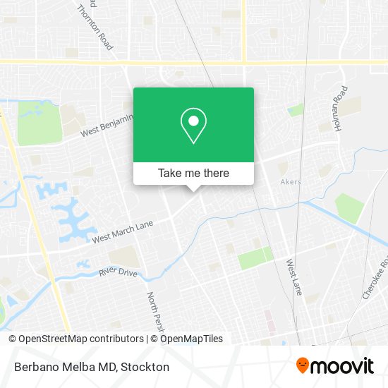 Mapa de Berbano Melba MD