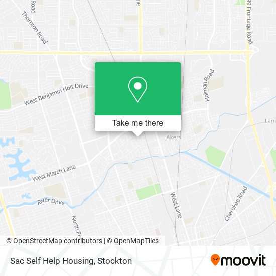 Sac Self Help Housing map