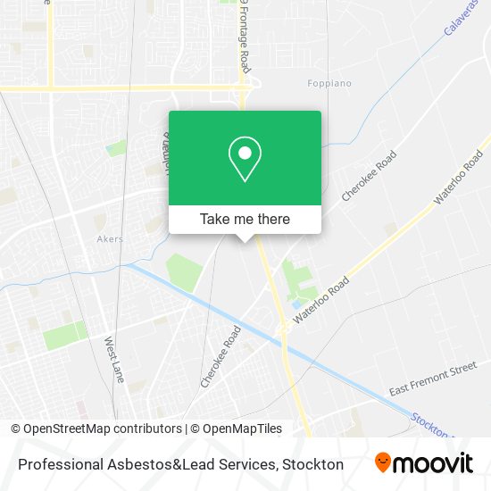 Mapa de Professional Asbestos&Lead Services