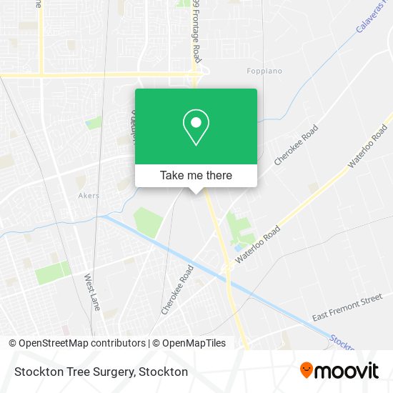 Stockton Tree Surgery map