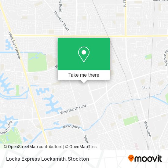 Mapa de Locks Express Locksmith