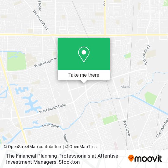 Mapa de The Financial Planning Professionals at Attentive Investment Managers