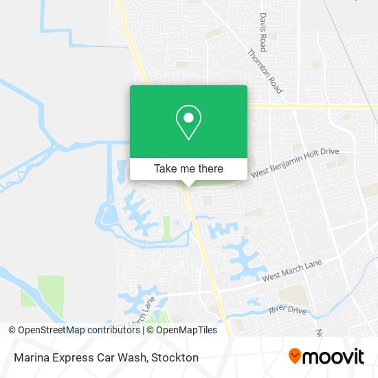 Marina Express Car Wash map