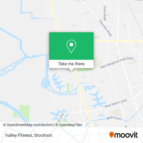 Valley Fitness map