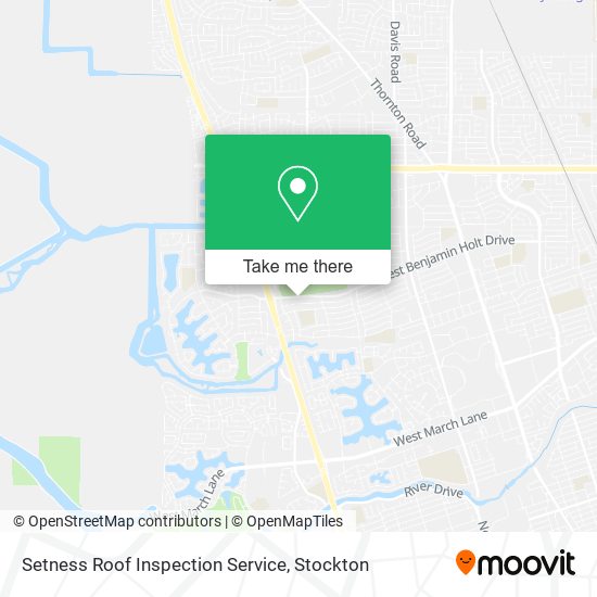 Setness Roof Inspection Service map