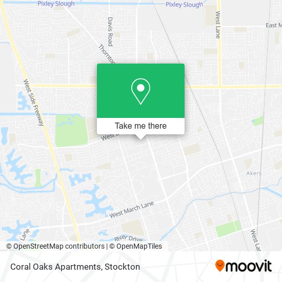 Mapa de Coral Oaks Apartments