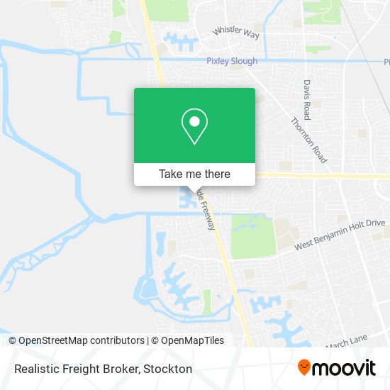 Mapa de Realistic Freight Broker