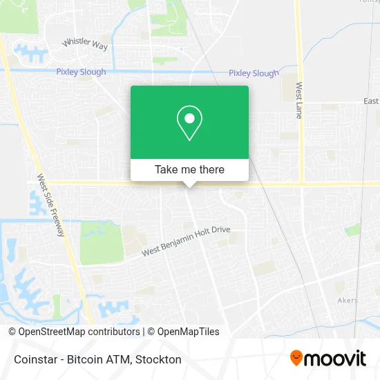 Coinstar - Bitcoin ATM map