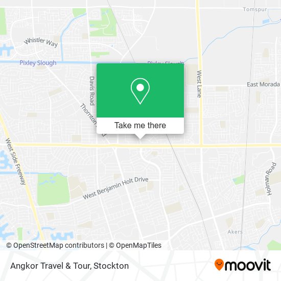 Angkor Travel & Tour map