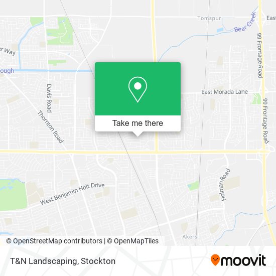 T&N Landscaping map