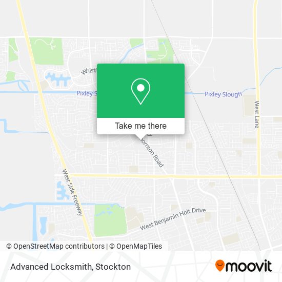 Mapa de Advanced Locksmith