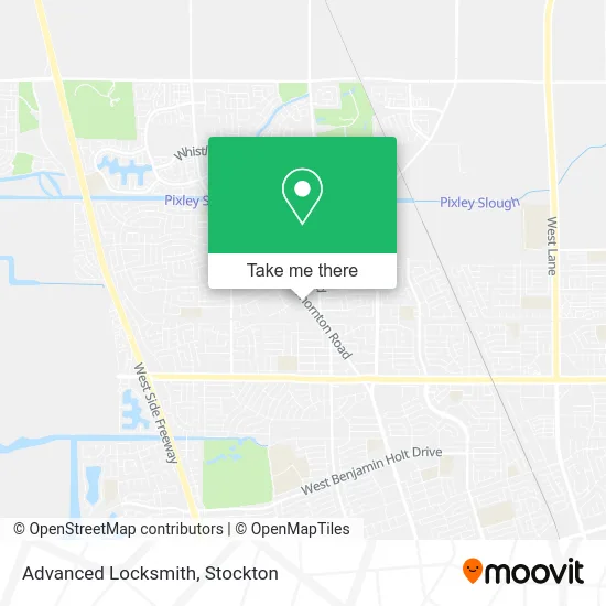 Advanced Locksmith map