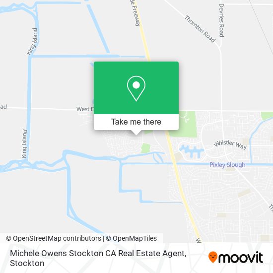 Mapa de Michele Owens Stockton CA Real Estate Agent